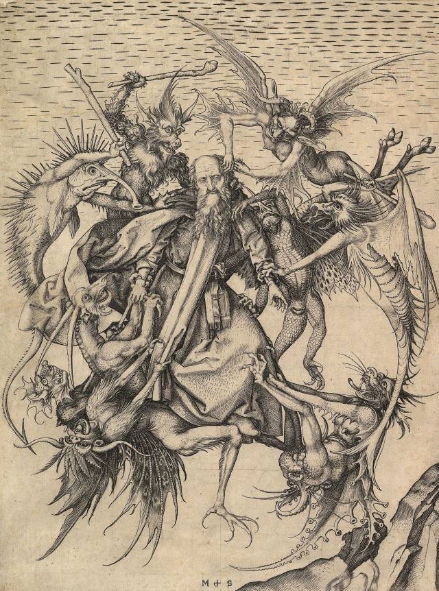     Мартин Шонгауэр. Демоны преследуют Антония. 1480-1490