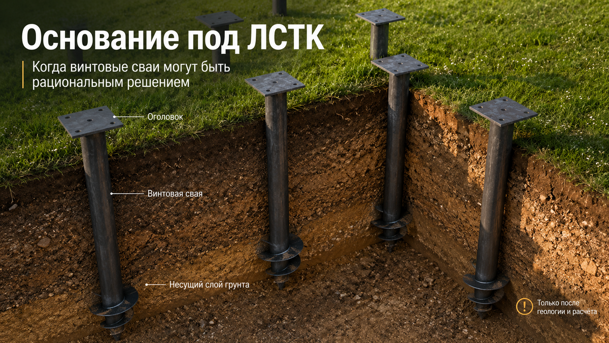 Основание под лстк