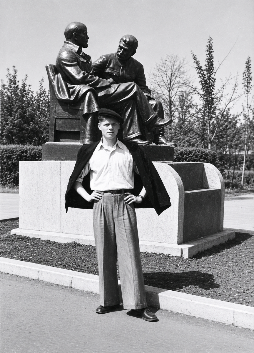 Мой дед в Кадиевке (ныне Стаханов), 1950-е