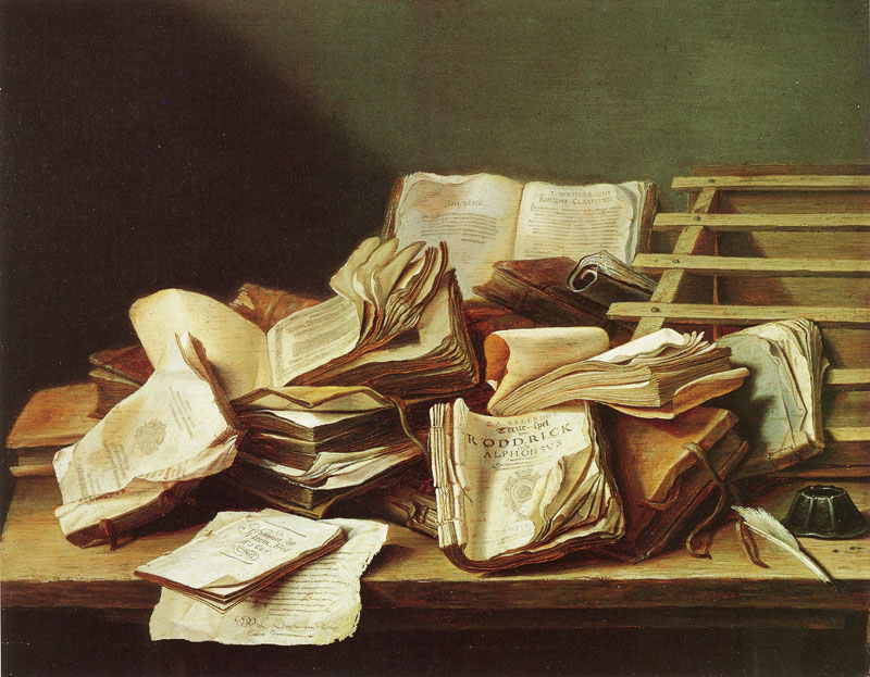Ян Давидс де Хем. «Книги и паперти», 1628 год. Источник: en.wikipedia.org