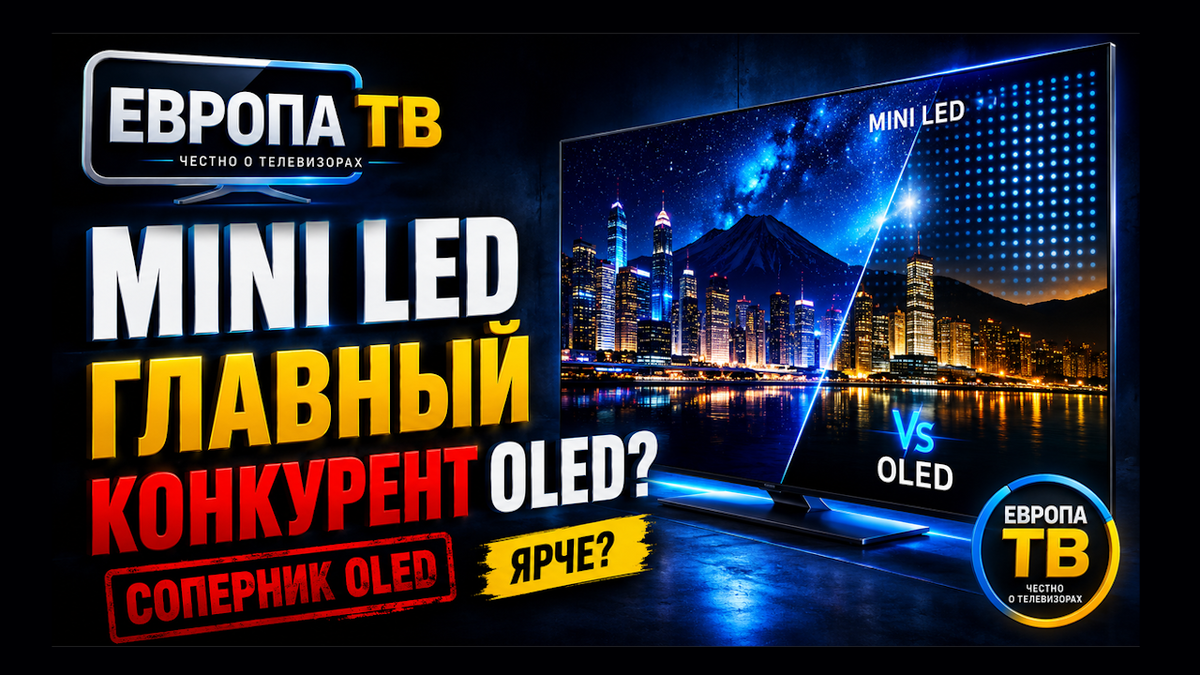 Сравнение MINI LED и OLED