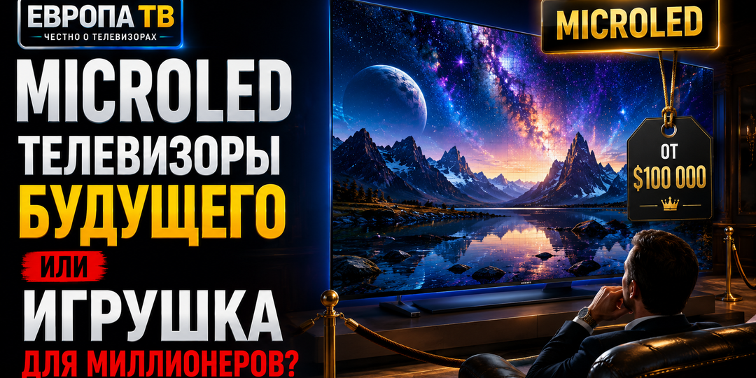 MicroLED: телевизоры будущего или игрушка для миллионеров?