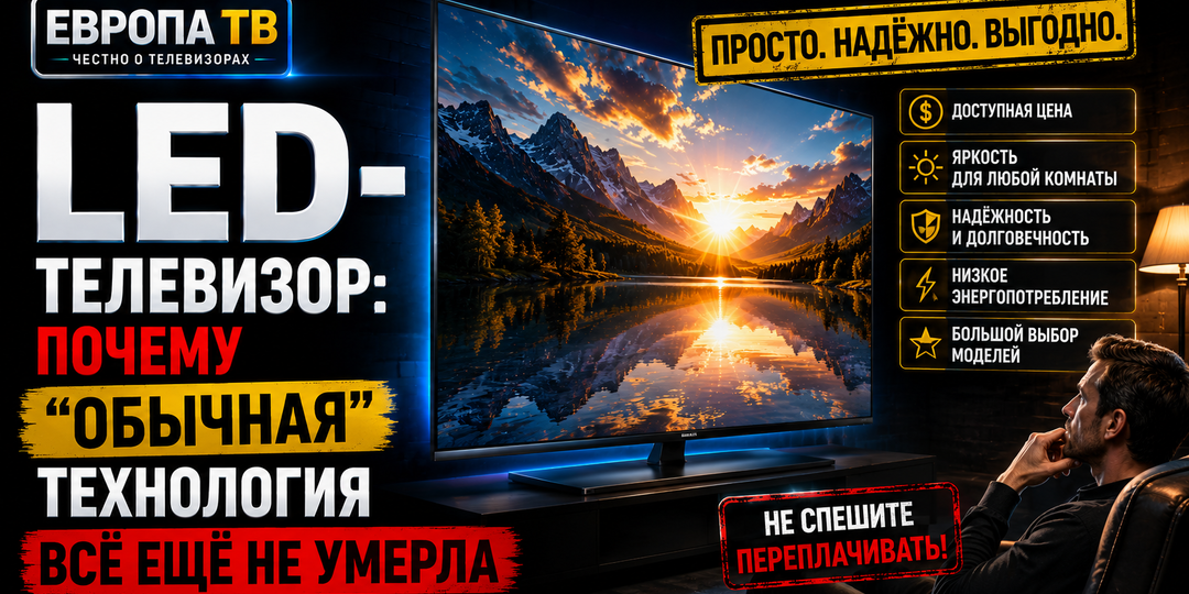 LED-телевизор: почему “обычная” технология всё ещё не умерла
