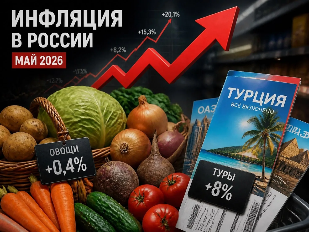 Инфляция в России в мае 2026