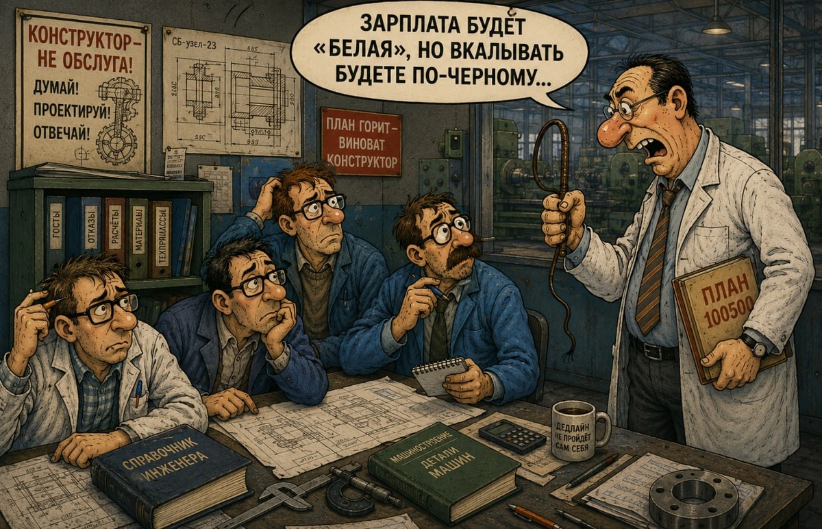 Не ищи, Петрович, в КБ за гроши ритуальных вакансий для серой глуши.