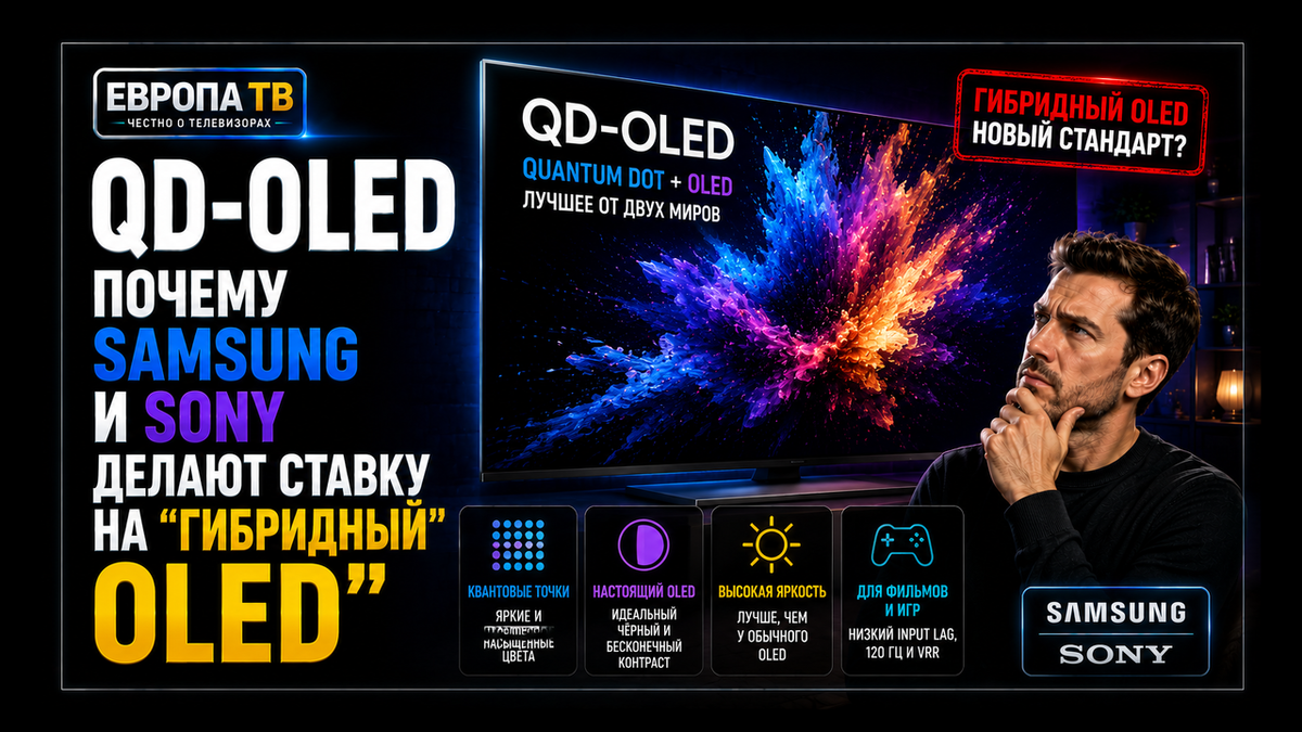 Что такое QD-OLED простыми словами