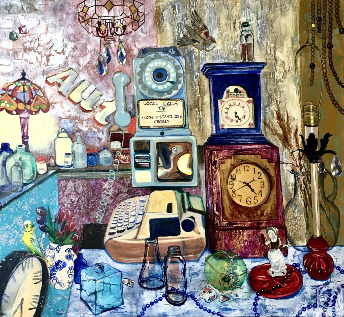 � ����� �������. Flea Market  (���������). �����, �����. 63 x 70��. 2022 �.