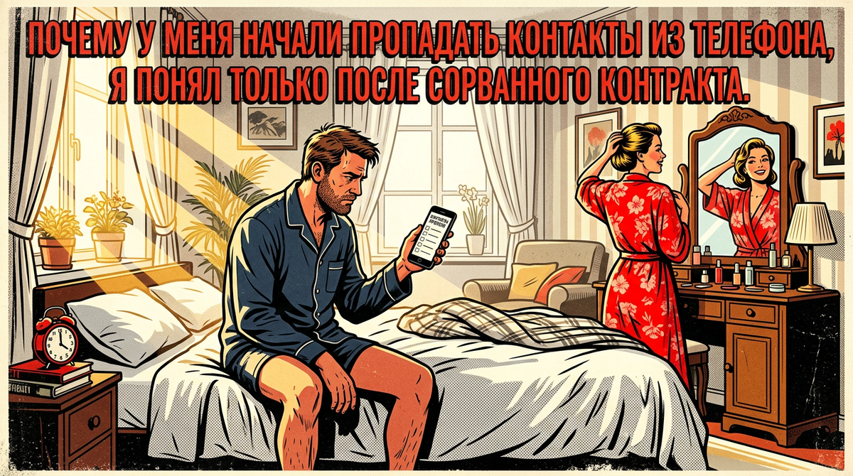 У меня начали пропадать контакты из телефона