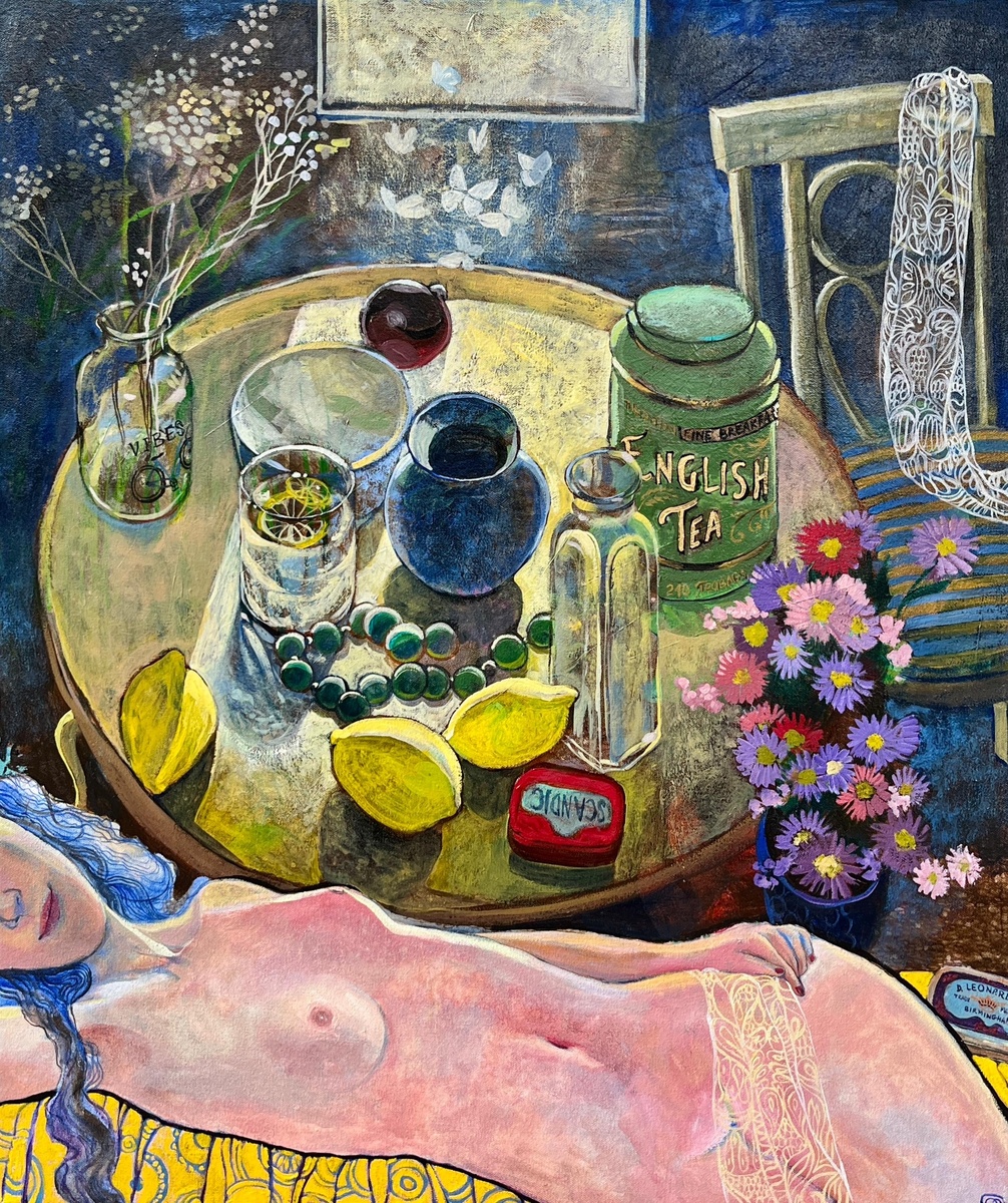  © Ольга Сушкова. Даная. Холст, масло. 67 x 58см. 2025 г.