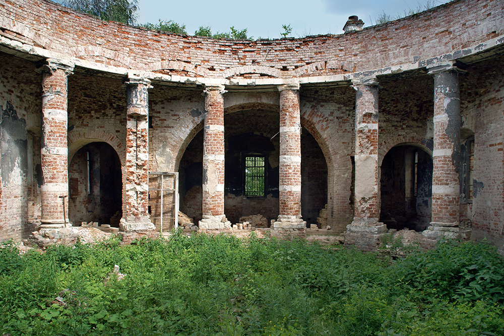 Будимирово. Тверская область. Церковь Благовещения (1819-1827). Фото АЯ 2007.