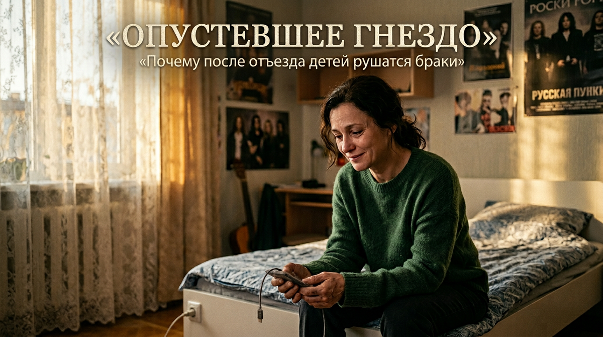 «Я вошла в его пустую комнату и поняла, что у меня больше нет семьи». Почему отъезд взрослых детей ломает даже крепкие браки