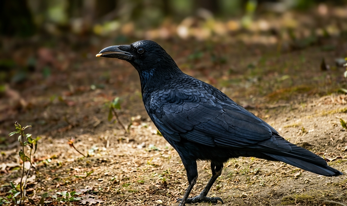 Черная ворона (*Corvus cornix*)