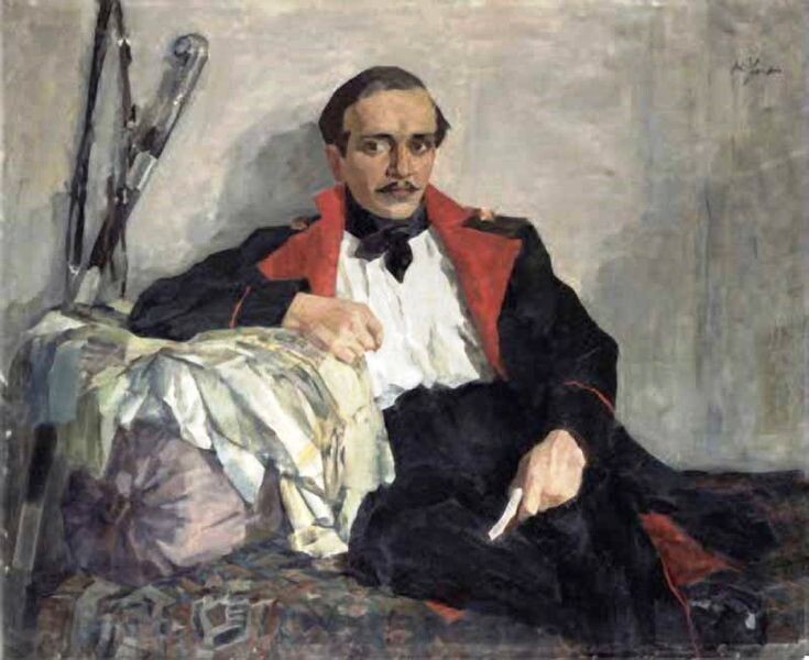 Николай Павлович Ульянов. Портрет Михаила Юрьевича Лермонтова, 1941