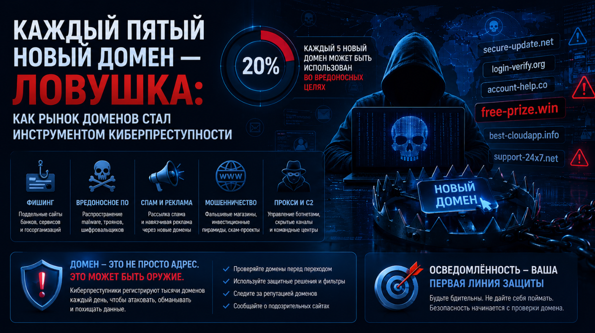 Наиболее уязвимые TLD и регистраторы