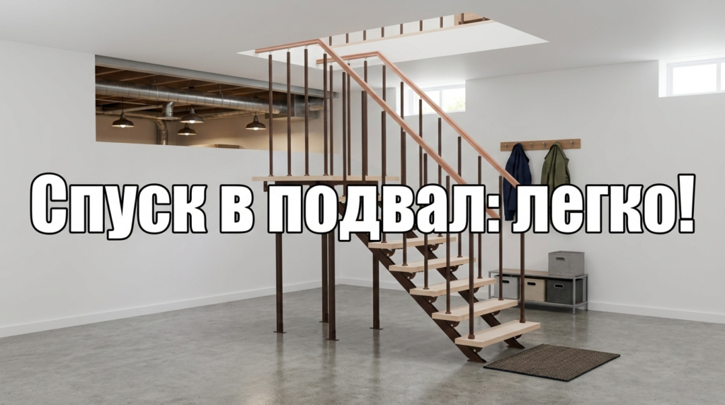    Статья о том, как создать лестницу в подвал, обращая внимание на комфорт и безопасность. OK.Levin