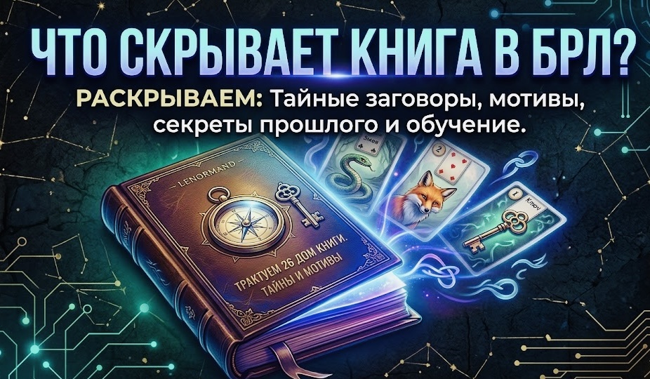 Трактуем 26 дом Книги. Как раскрыть тайные заговоры, скрытые мотивы, секреты прошлого и потенциал обучения в Большом раскладе Ленорман.
