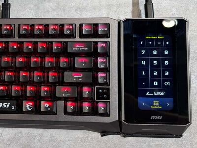 MSI показала новую «механику» со съёмным сенсорным цифровым блоком