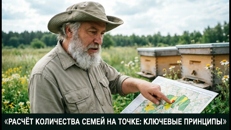 Сколько ульев ставить на точке, чтобы получить максимум мёда? Формула расчёта от профессора Кашковского 📊🐝