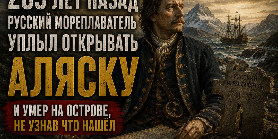 285 лет назад русский мореплаватель уплыл открывать Аляску — и умер на острове, не зная что нашёл