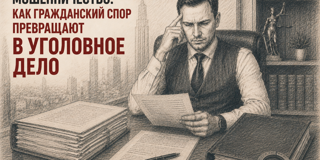 Мошенничество: как гражданский спор превращают в уголовное дело