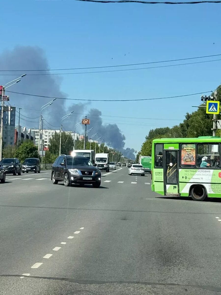    Пожар в Барнауле. Источник: "Инцидент Барнаул"