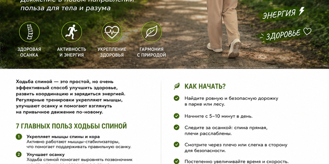 Ходьба спиной