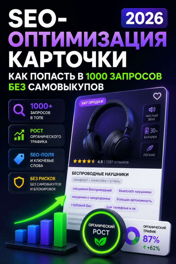    SEO-оптимизация карточки Wildberries 2026: как попасть в ТОП без самовыкупов Рахим Танжариков
