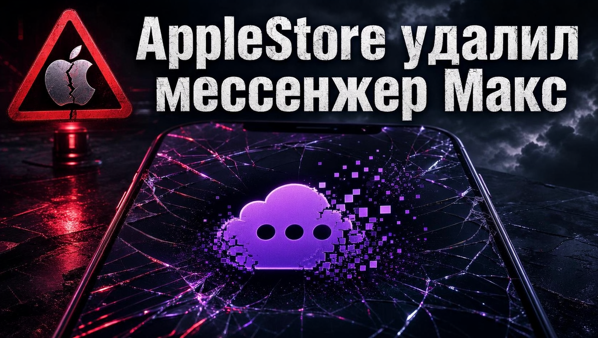 Appstore удалил мессенджер max