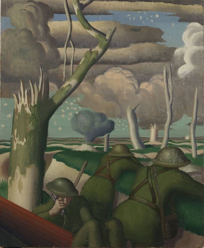     Колин Гилл. Наблюдение за огнём. Фрагмент. 1919