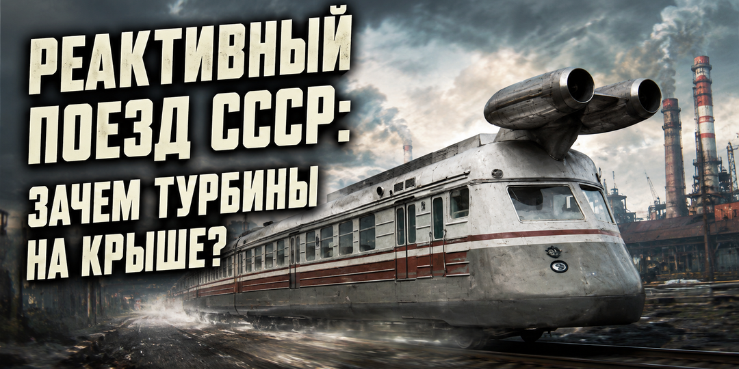 Зачем советскому поезду прикрутили реактивные двигатели от Як-40: скрытая инженерия СССР