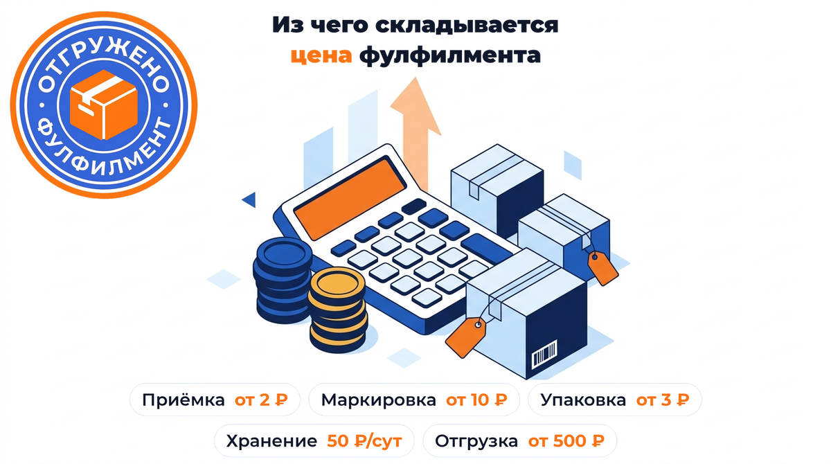 Полный разбор цены фулфилмента для маркетплейсов: что входит в стоимость и как рассчитать свой заказ за пару минут.