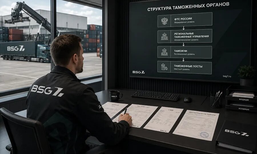 Структура таможенных органов и таможенное оформление грузов в России