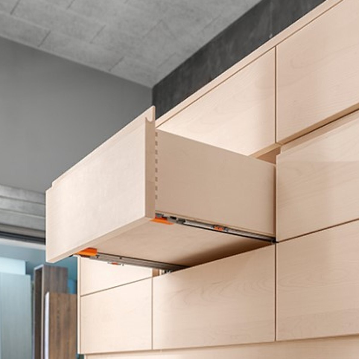 Направляющие скрытого монтажа Blum TANDEM полного выдвижения