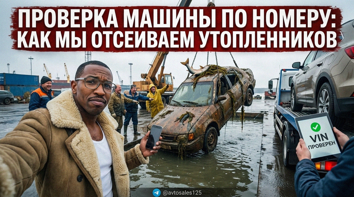    Отсеиваем машины-утопленники с помощью проверки по госномеру Авто Сейлс
