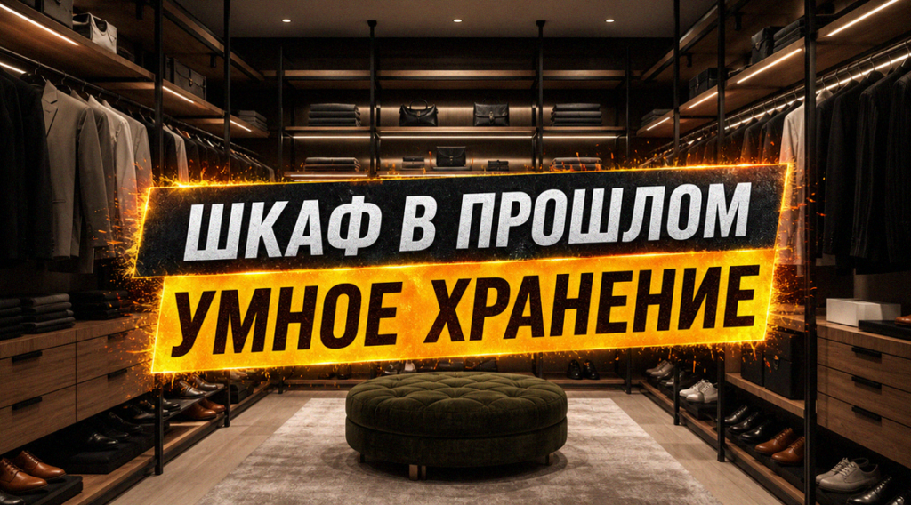    Замена классического шкафа на функциональную гардеробную систему. GarderobSystem