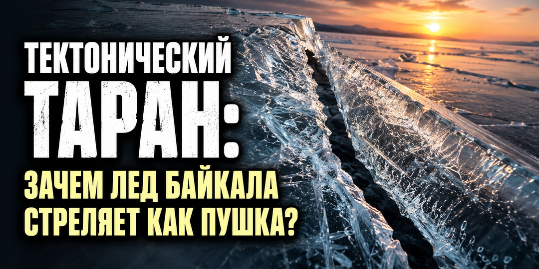 Тектонический таран: скрытая физика Байкала, которая заставляет лед стрелять как пушка
