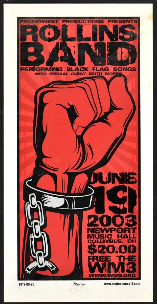 Афиша концерта 19.06.2003. Фото из открытых источников.