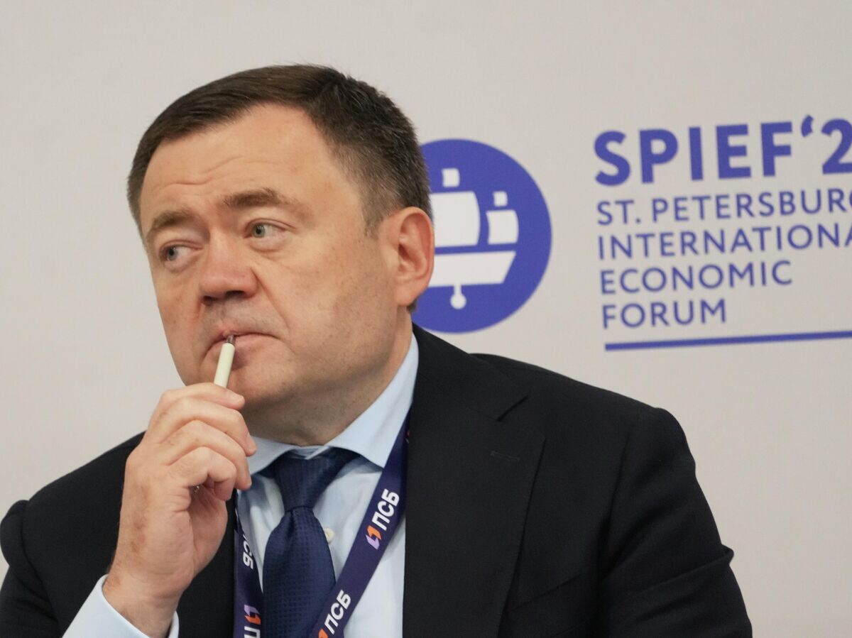    Председатель ПАО "Банк ПСБ" Петр Фрадков ПМЭФ-2026 | © РИА Новости / Александр Вильф