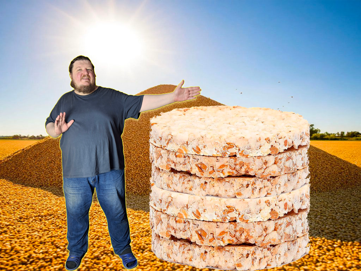Я и цельнозерновые хлебцы