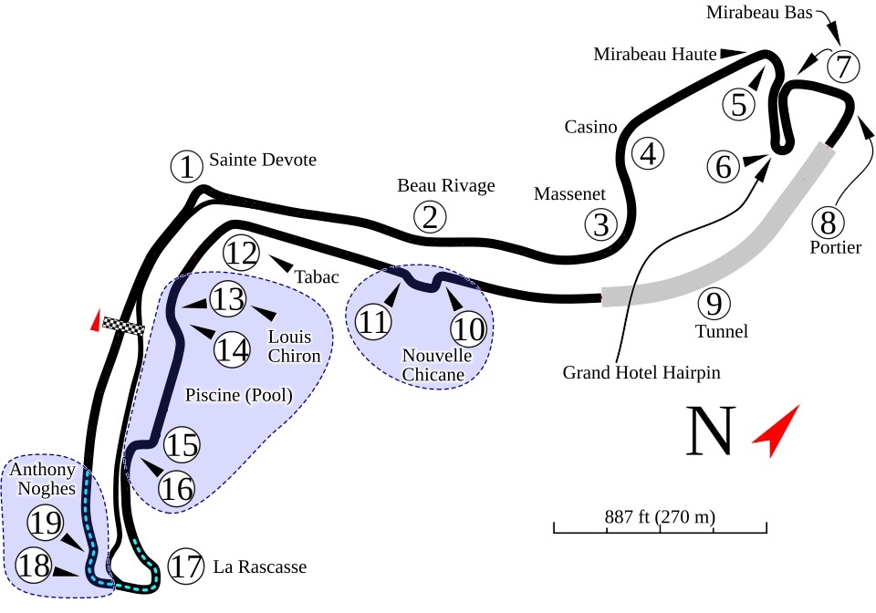 Трасса Монте-Карло, Монако (Circuit de Monaco) 