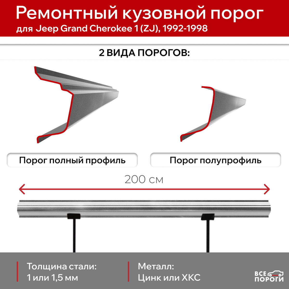 Именно так он выглядит: как прямой профиль из металла