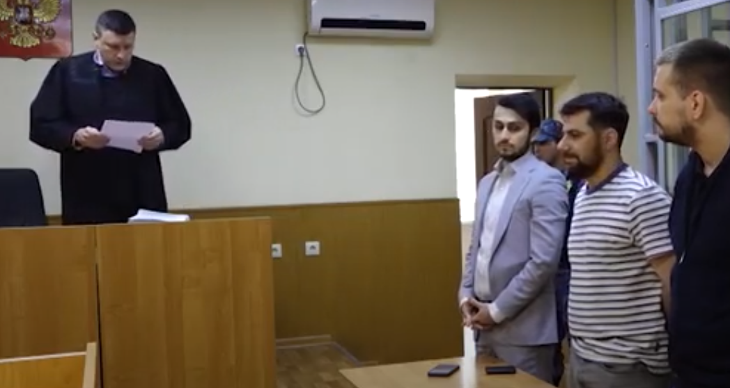 Фото из зала суда: кадр РЕН ТВ