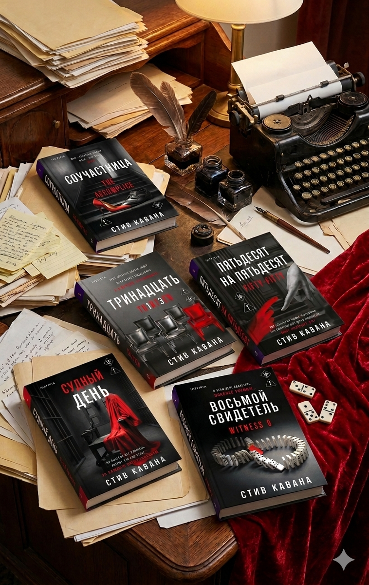 это довольно занятное изображение, созданное нейросетью с книгами Стива, так как у автора статьи имеется лишь одна бумажная книга. Листайте галерею - там обложки в хорошем качестве, взяты из свободного доступа для информирования читателя!