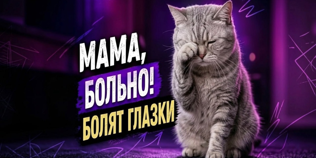 Раньше ваша кошка носилась в темноте по всей квартире, а теперь осторожничает и натыкается на предметы