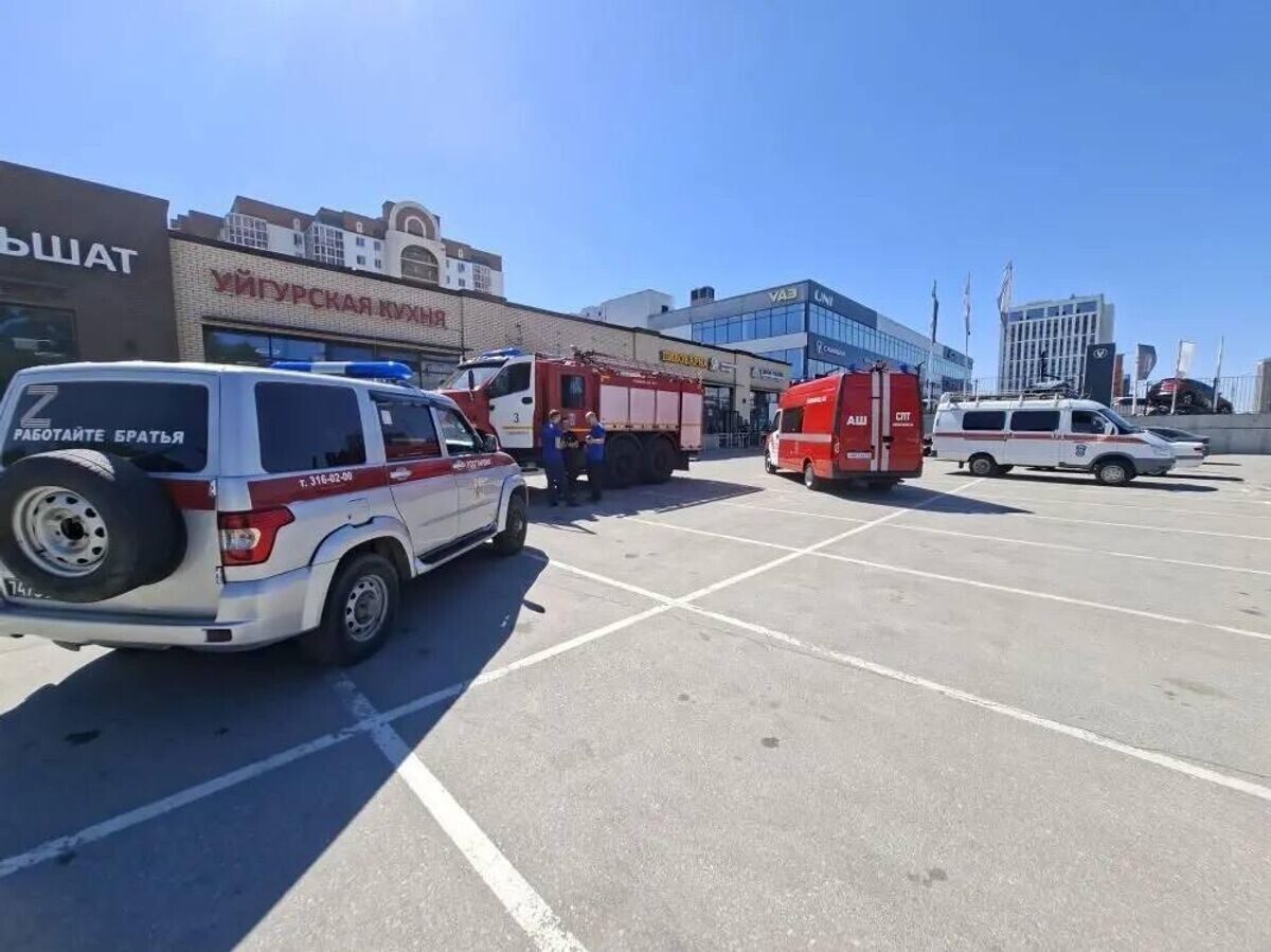    Экстренные службы на месте взрыва газа в кафе в Новосибирске | © Фото : Прокуратура Новосибирской области/Telegram