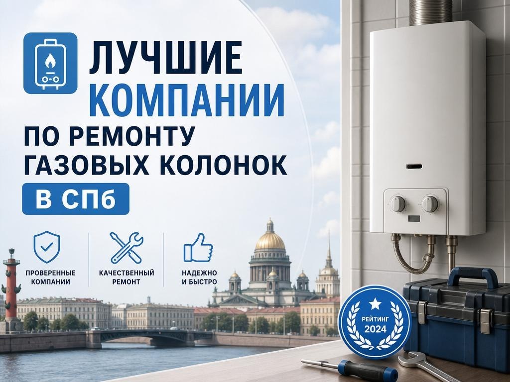 Лучшие компании по ремонту газовых колонок 2026
