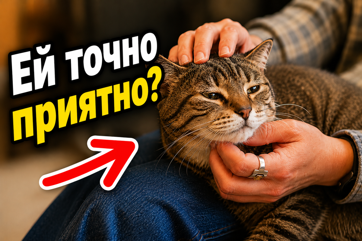Как понять, что кошке нравится, когда её гладят
