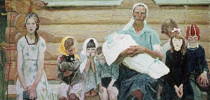 /Сергей и Алексей Ткачевы, "Мать-героиня Вера Петровна Пакетова", 1964 год/