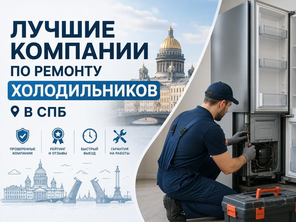Лучшие компании по ремонту холодильников 2026