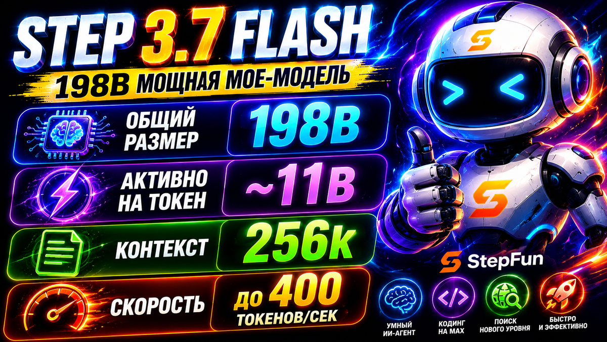 Характеристики модели